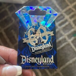 Disneyland 60 Year pin Diamond Celebration Collectors Pin